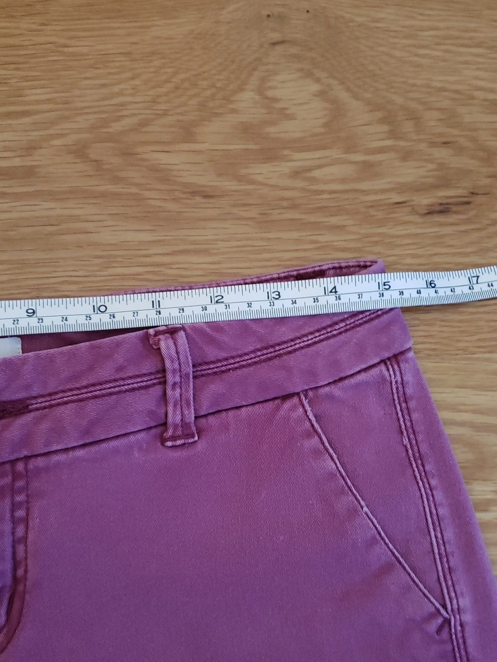 Maurices Purple/Pink Chino Women’s Shorts - Picture 6 of 7
